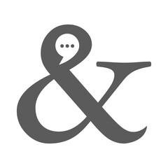 Abstract and logo design. And logo desain with chat concept