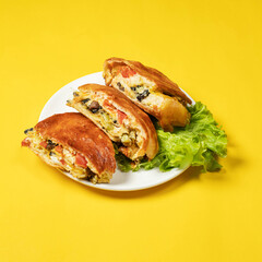 grilled chicken with vegetables