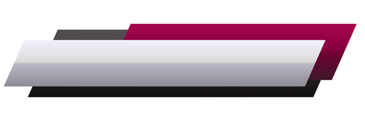 Obraz premium modern lower third name tag template