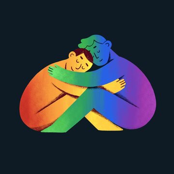 Pride hug