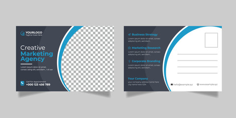 Corporate Business Postcard Template