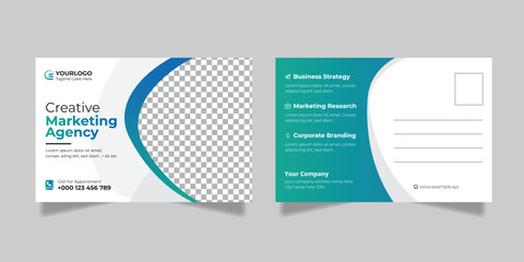 Corporate Business Postcard Template