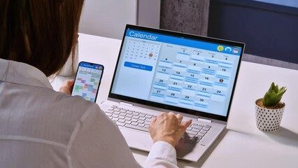 Doing Calendar Schedule Planning. Business Agenda