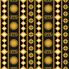 Boho chic style abstract background. Seamless pattern with aztec ornament. Aztec pattern. Seamless background with a geometrical ornament.