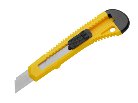 Segmented blade. Snap-off blade. Utility knife