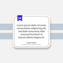 Empty quote form for your text 