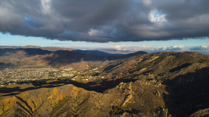 Simi Valley with Storm Clouds, Ventura County