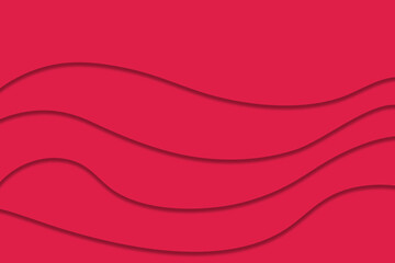 red modern background with vawy lines and blank space