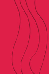 red modern background with vawy lines and blank space