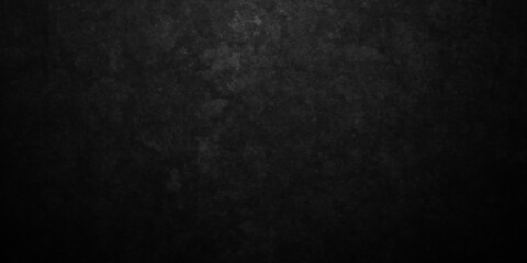 Dark Black stone concrete grunge texture and backdrop background anthracite panorama. Panorama dark grey black slate background or texture.	
