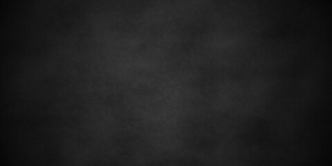 Dark Black stone concrete grunge texture and backdrop background anthracite panorama. Panorama dark grey black slate background or texture.	
