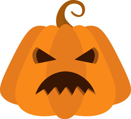 
Halloween pumpkin vector design illustration isolated on white background 

Halloween pumpkin design illustration isolated on transparent background 