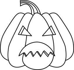 
Halloween pumpkin vector design illustration isolated on white background 

Halloween pumpkin design illustration isolated on transparent background 