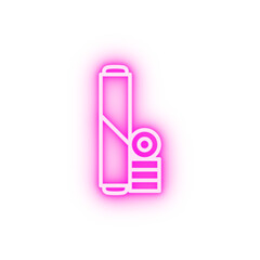 Quit smoking tart neon icon