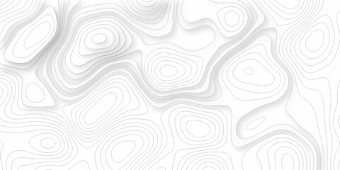 Topographic map background. silver line topography maount map contour background, geographic grid. Abstract vector illustration.	
