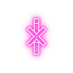 Obraz premium Quit smoking no smoking neon icon