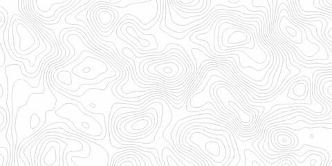 Obraz premium Topographic map background. silver line topography maount map contour background, geographic grid. Abstract vector illustration. 