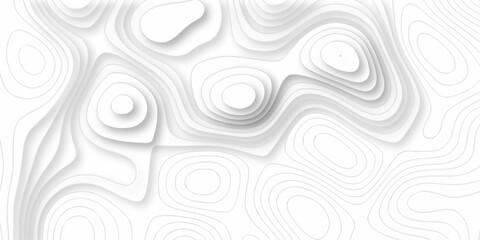 Topographic map background. silver line topography maount map contour background, geographic grid. Abstract vector illustration.	
