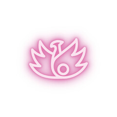 phoenix neon icon