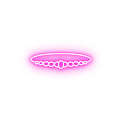 bracelet neon icon