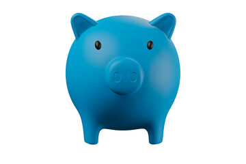 piggy bank isolated on white