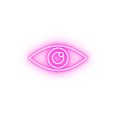 eye neon icon