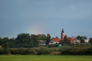 Fototapeta premium castle on the hill
