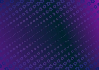 Purple starry halftone background. Semitone modern background. Trendy halftone background.
