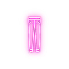 Jeans fashion clothes dress neon icon