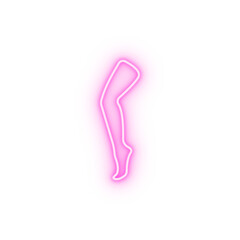 stockings woman clothes neon icon