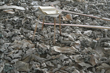 Gas masks and supplies in Pripyat / Chernobyl