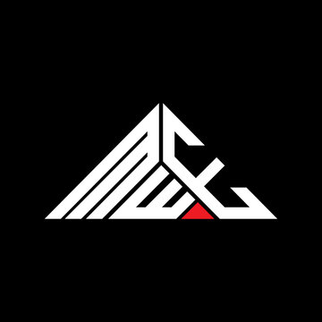 MWE letter logo creative design with vector graphic, MWE simple and modern logo in triangle shape.