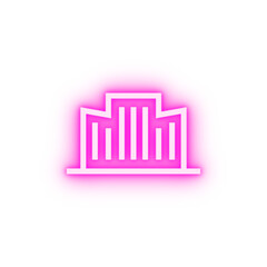 Building neon icon