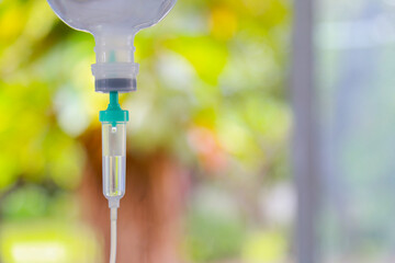 Chemotherapy and iv drip vitamin medical care.	