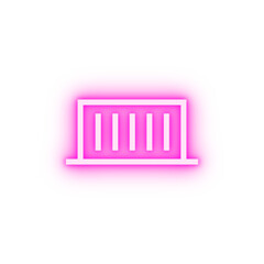 Building neon icon