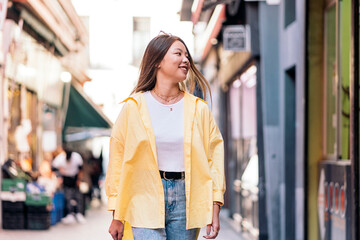 Cool Asian Woman in the City