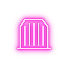 Building neon icon