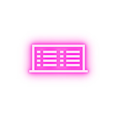 Building neon icon