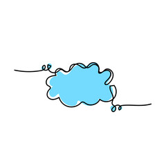 abstract speech bubble shape