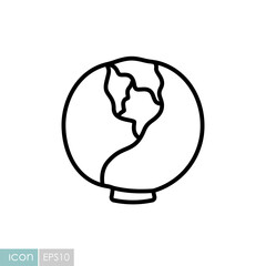Cabbage isolated vector icon. Vegetable sign