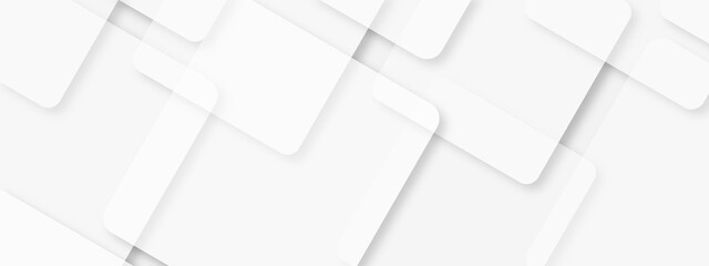 Abstract background with stripes in card template in this design . White geometric texture . Modern background used about technology or product presentation . rectangles shapes on white background 