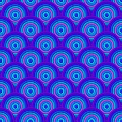 Seamless Pattern with Circles, 3d Cute Design .