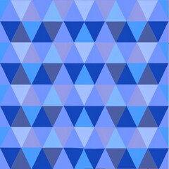 Seamless Geometric Blue pattern , 