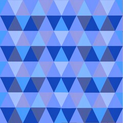 Seamless Geometric Blue pattern , 