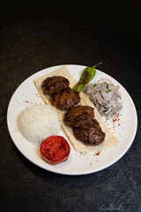 meatball with rice