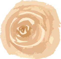 watercolor hand drawn design 