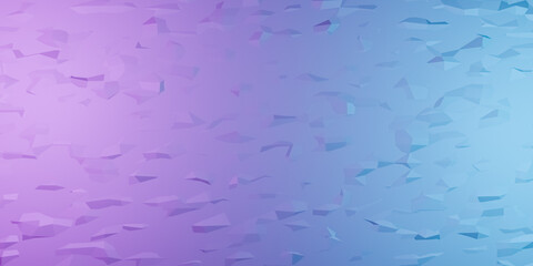 Polygons background, polygonal abstract wallpaper with geometric shapes and texture patterns purple blue color gradient backdrop with copy space for text