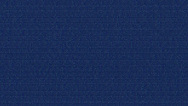 Abstract Digital Animation with Holomatrix and VHS effect. Blue holomatrix futurism.