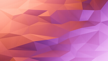 Polygons background, polygonal abstract wallpaper with red purple geometric shapes and texture patterns color gradient backdrop with copy space for text
