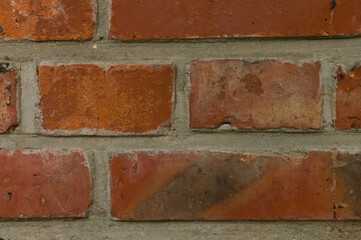 red brick wall